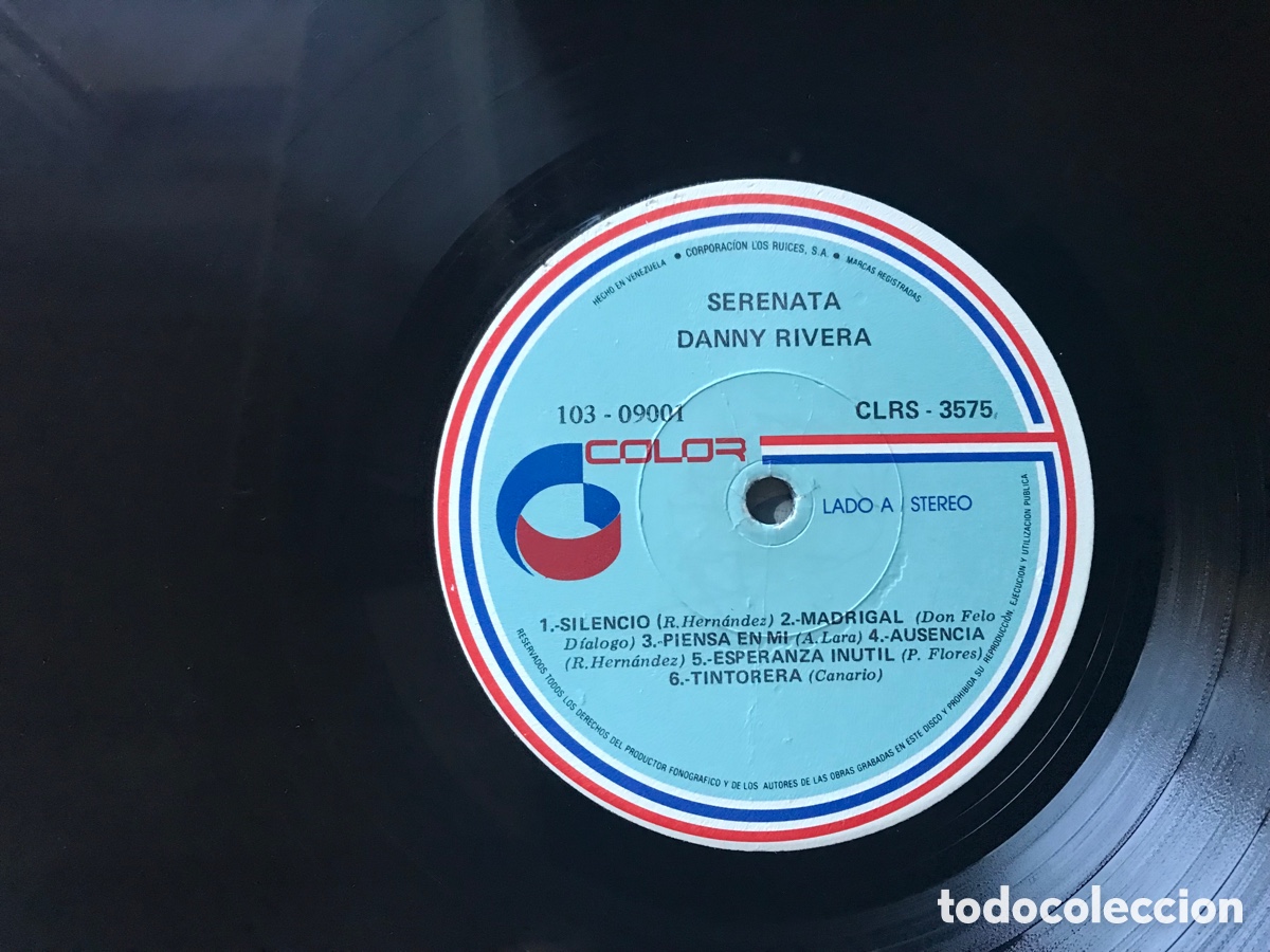 Discos de vinilo: Serenata. Danny Rivera. Venezuela. - Foto 4