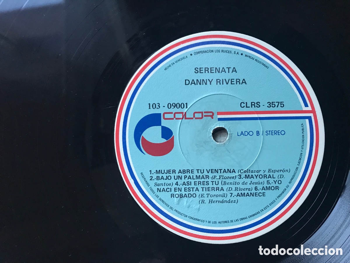 Discos de vinilo: Serenata. Danny Rivera. Venezuela. - Foto 5