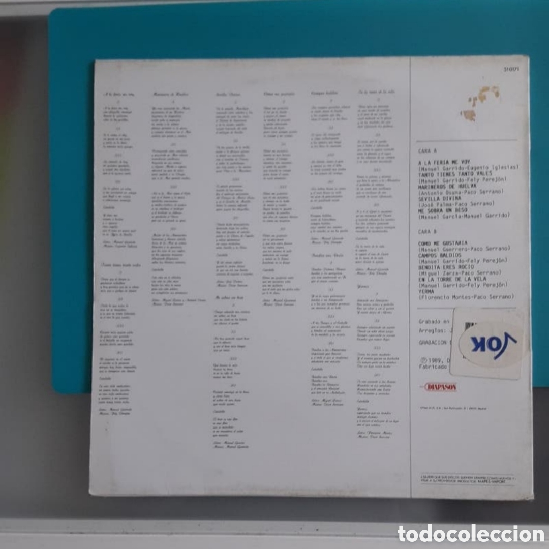 Discos de vinilo: Lp Los de la Trocha. A la feria me voy - Foto 2
