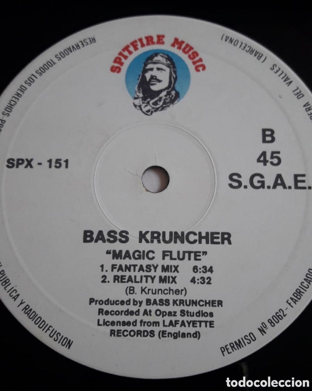Discos de vinilo: Maxi single Bass Kruncher.&nbsp;Magic Flute - Foto 3
