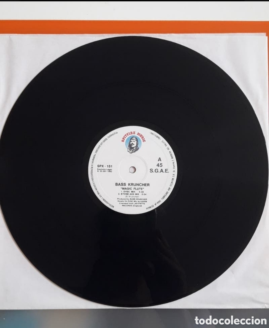 Discos de vinilo: Maxi single Bass Kruncher.&nbsp;Magic Flute - Foto 1