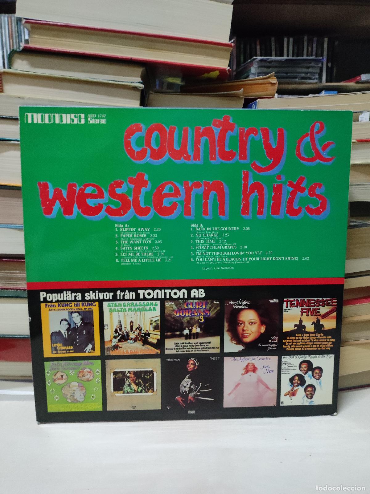Discos de vinilo: COUNTRY & WESTERN HITS - Foto 2