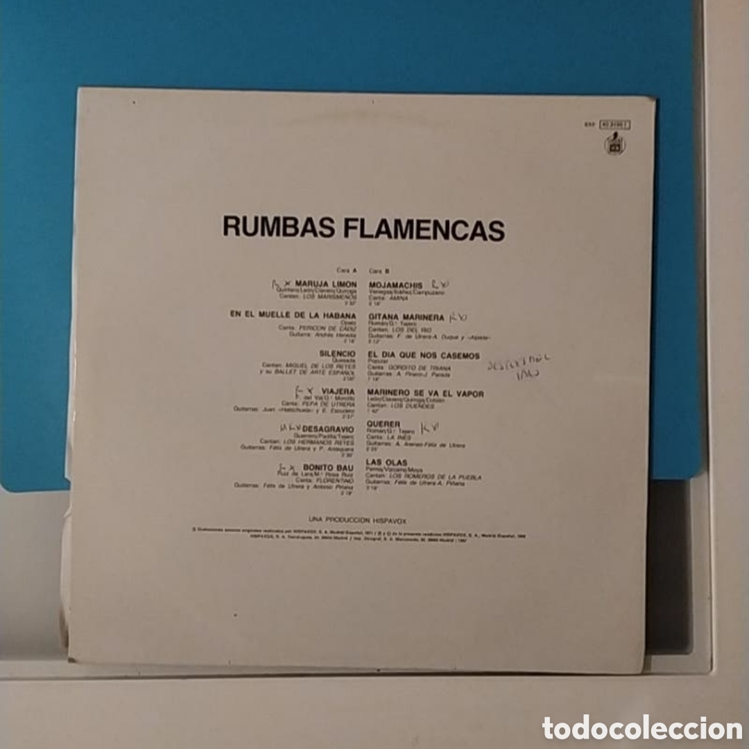 Discos de vinilo: Lp Rumbas Flamencas - Foto 2