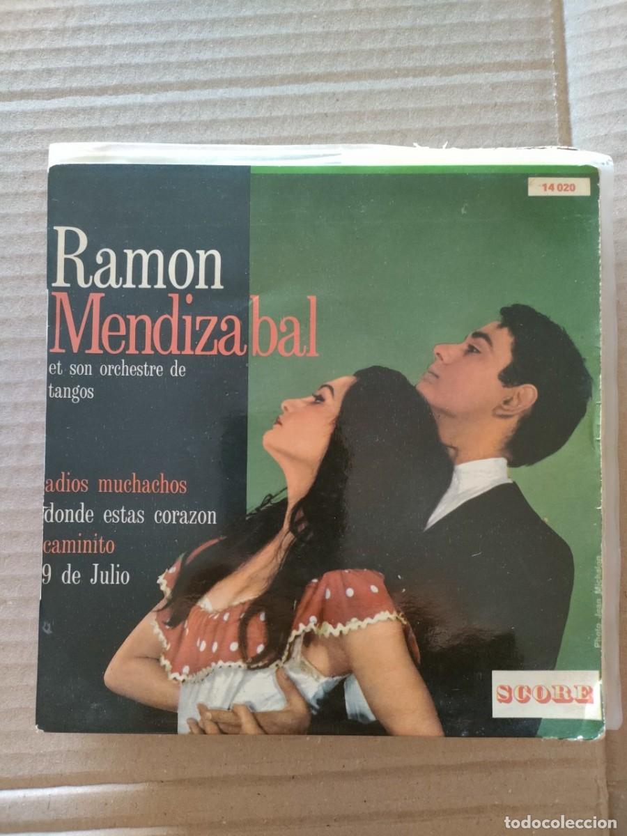 Discos de vinilo: RAMON MENDIZABAL ET SON ORCHESTRE DE TANGOS - Foto 1