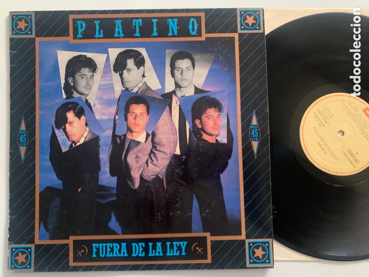 Discos de vinilo: maxi 12 platino fuera ley de 1985 - Foto 1