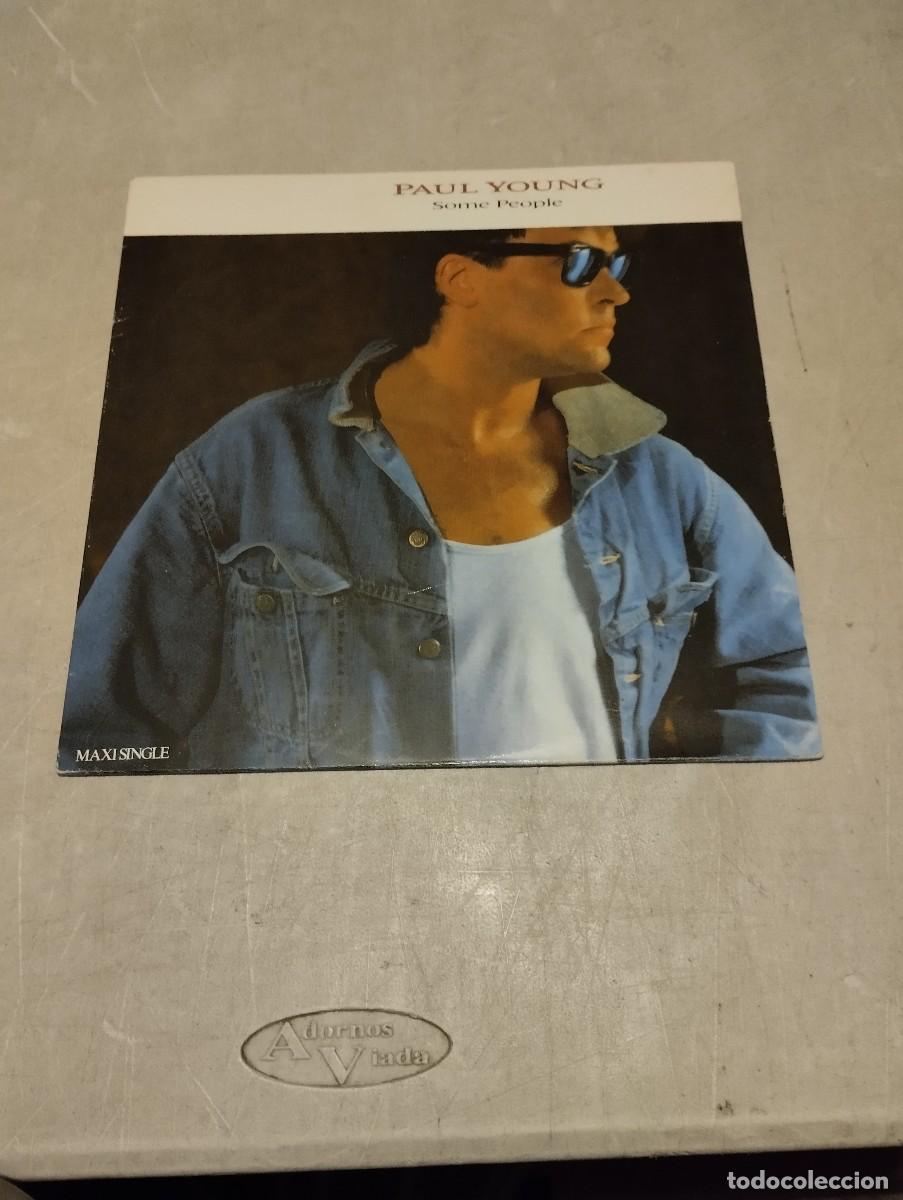 Discos de vinilo: Paul Young Maxi Some People Esp.1986 - Foto 1