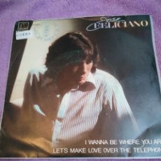Discos de vinilo: JOSE FELICIANO-I WANNA BE WHERE YOU ARE/LET'SVMAKE LOVE OVERBTHE TELEPHONE-SINGLE VINILO-PROMO-. Lote 367656949