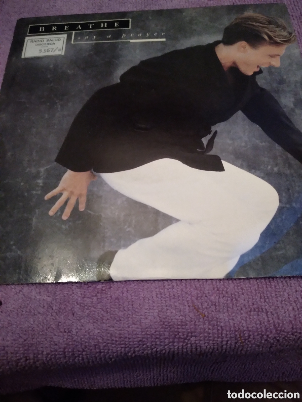 Discos de vinilo: BREATHE-SAY A PRAYER-SINGLE VINILO- - Foto 1