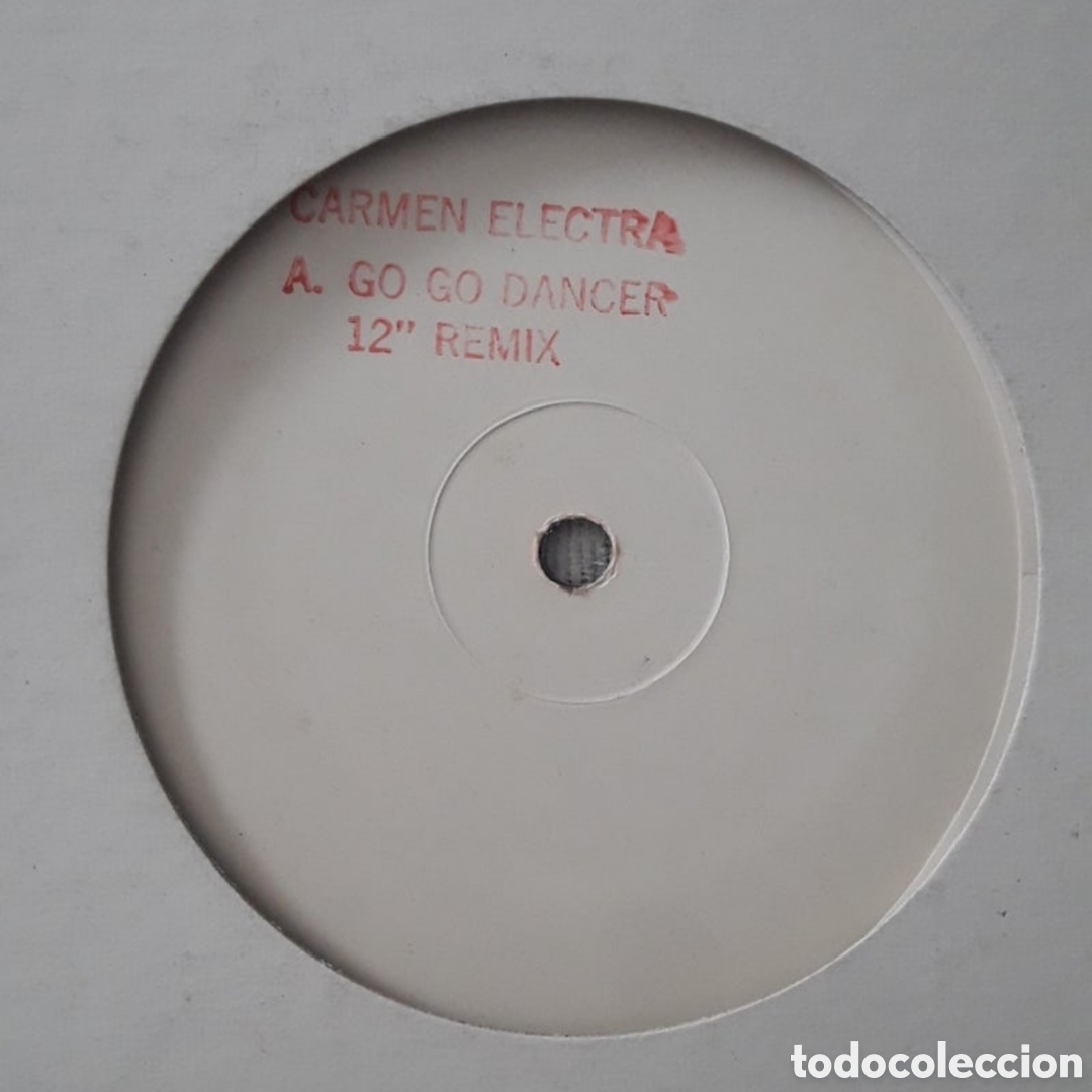 Discos de vinilo: Maxi single Carmen Electra. Go Go Dancer - Foto 2
