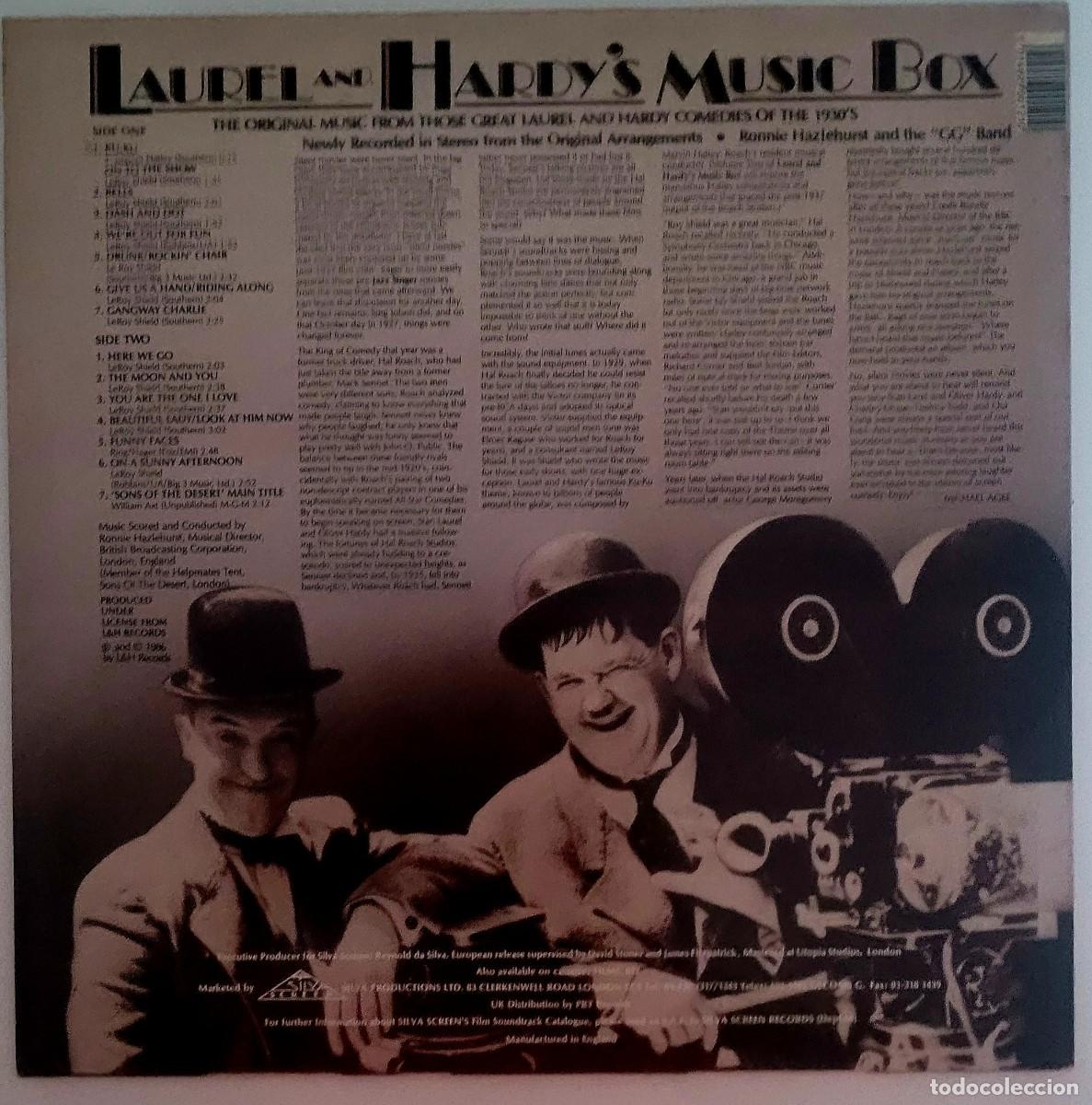 Discos de vinilo: LAUREL AND HARDY. MUSIC BOX - Foto 2