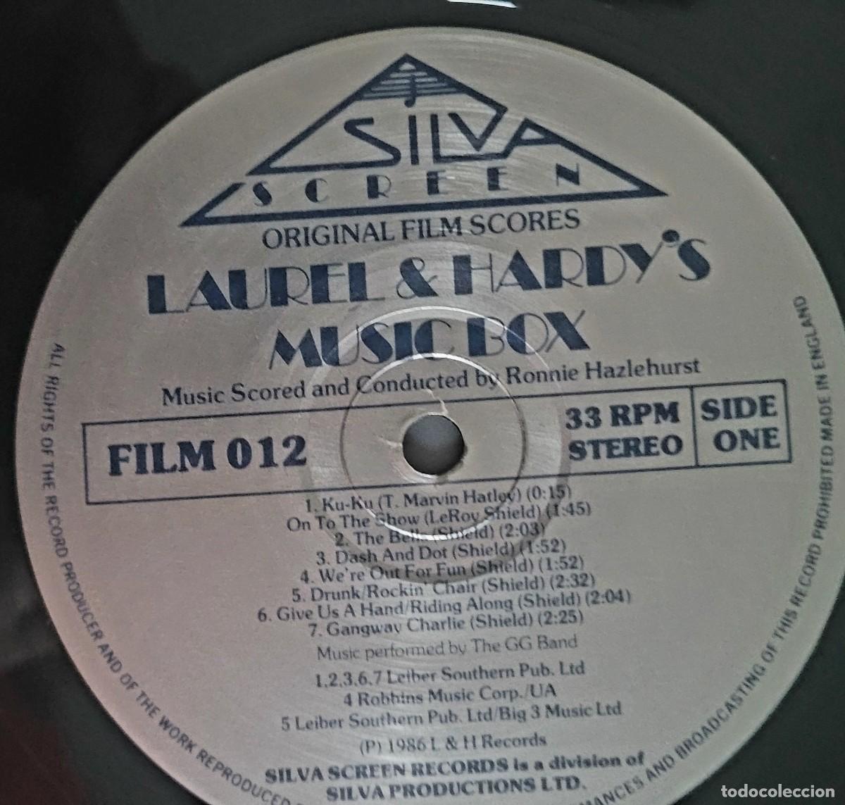 Discos de vinilo: LAUREL AND HARDY. MUSIC BOX - Foto 3