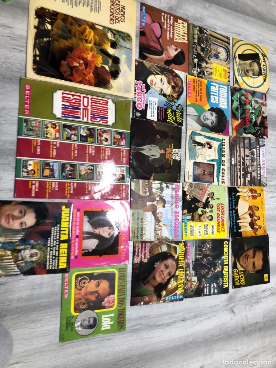 Discos de vinilo: Lote 20 vinilos LP grandes y peque&ntilde;os - Foto 1