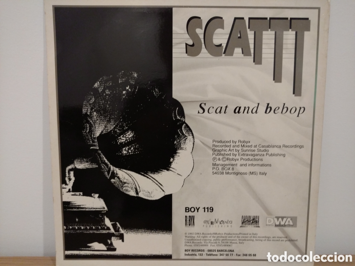 Discos de vinilo: Scattt - Scat And Bebop (12&rdquo;, Maxi) - Foto 2