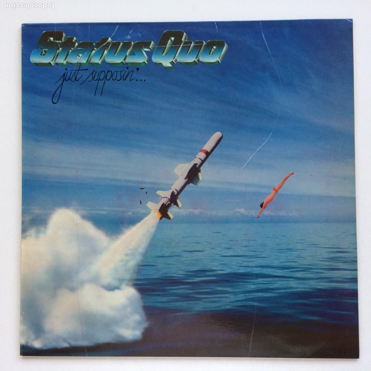 Discos de vinilo: Status Quo &lrm;&ndash; Just Supposin... , Spain 1981 Vertigo - Foto 1