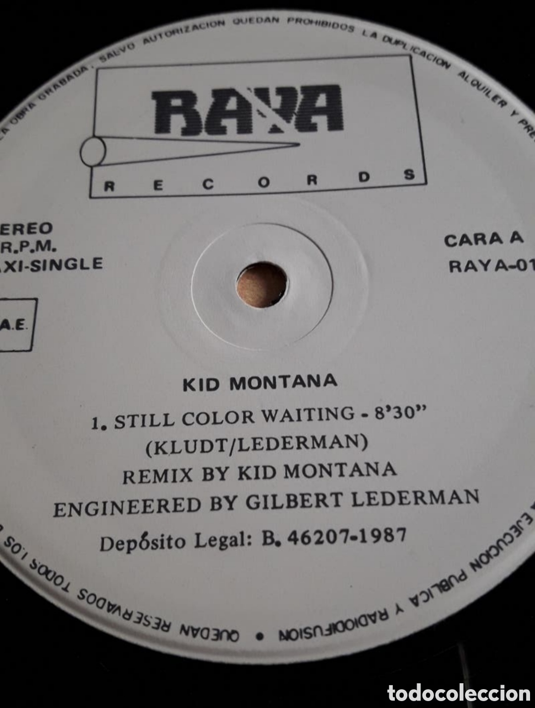 Discos de vinilo: Maxi single Kid Montana. Still color waiting - Foto 3