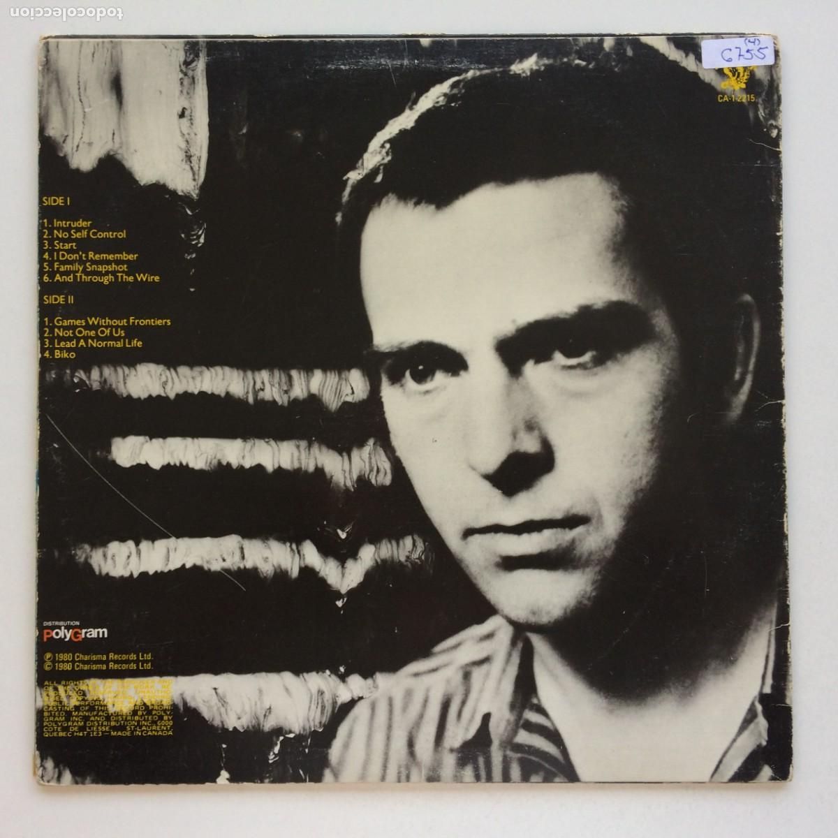 Discos de vinilo: Peter Gabriel &ndash; Peter Gabriel , Canada 1980 Charisma - Foto 2