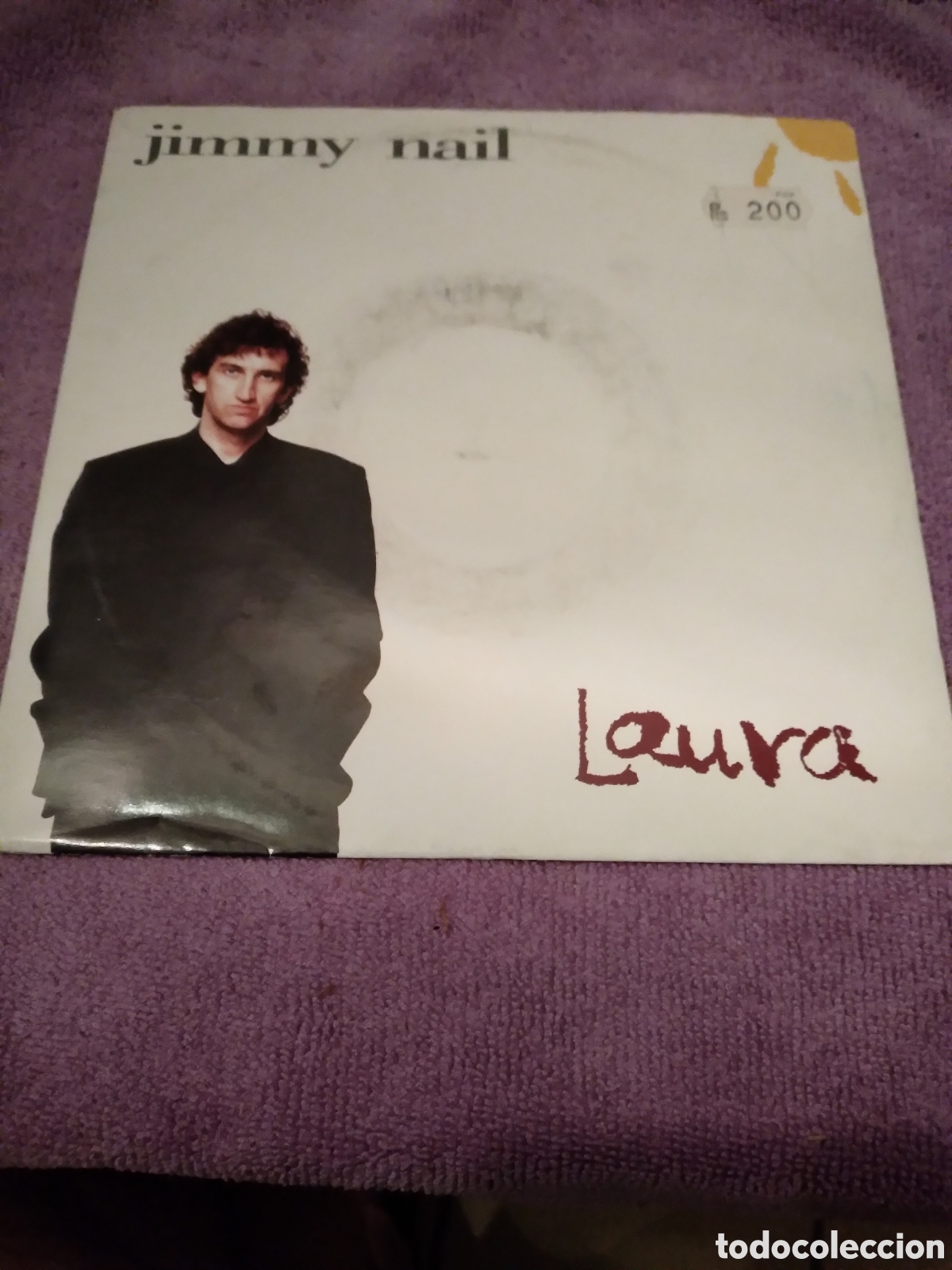 Discos de vinilo: JIMMY NAIL-LAURA-SINGLE VINILO- - Foto 1