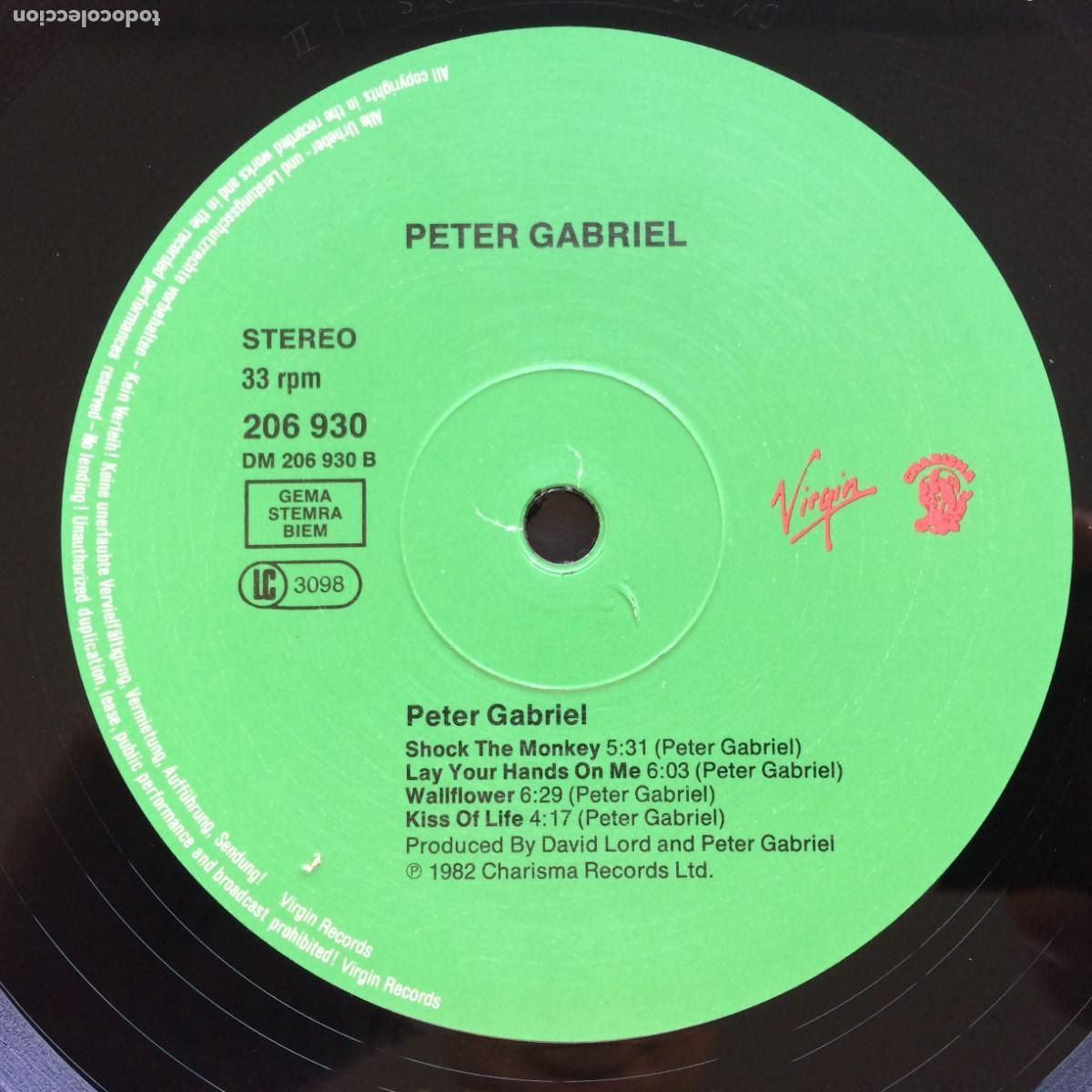 Discos de vinilo: Peter Gabriel &lrm;&ndash; Peter Gabriel , Germany 1982 Virgin* - Foto 6