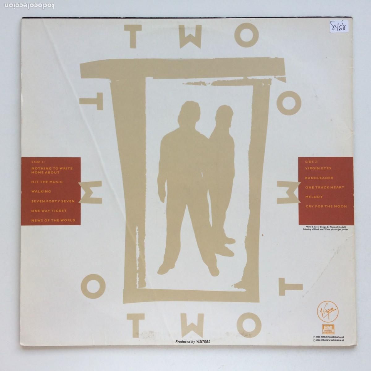 Discos de vinilo: Visitors &lrm;&ndash; Two , Europe 1988 Virgin - Foto 2