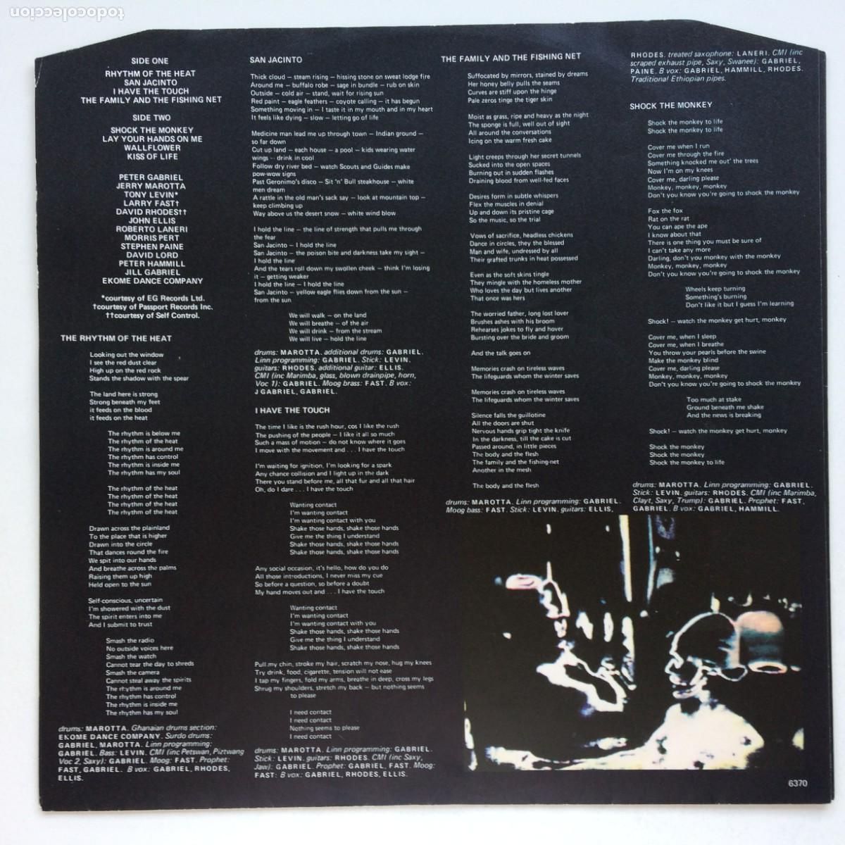 Discos de vinilo: Peter Gabriel &lrm;&ndash; Peter Gabriel 4 , Scandinavia 1982 Charisma - Foto 3