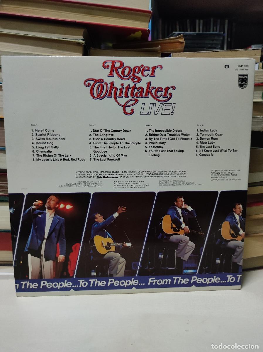 Discos de vinilo: Roger Whittaker &ndash; Roger Whittaker Live! - Foto 2