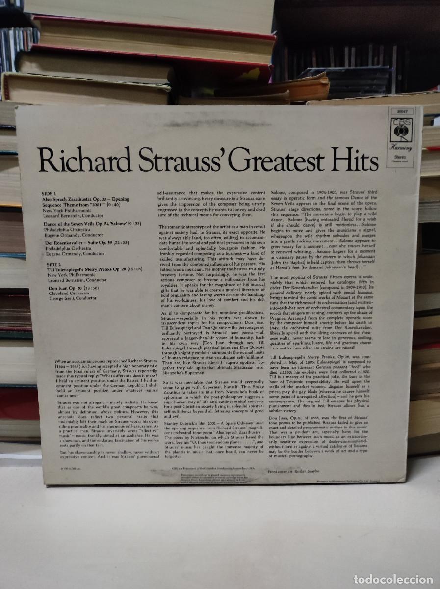 Discos de vinilo: Richard Strauss &ndash; Richard Strausss Greatest Hits - Foto 2