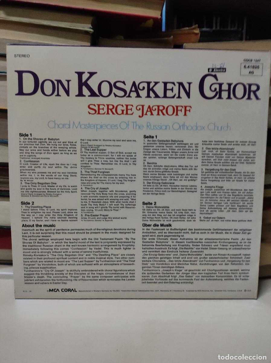 Discos de vinilo: Don Kosaken Chor Serge Jaroff - Foto 2