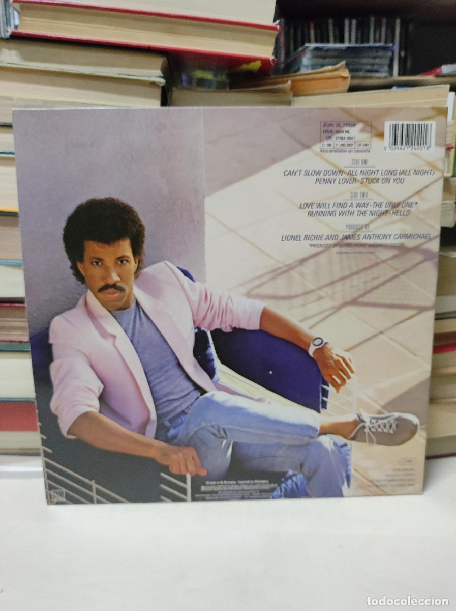 Discos de vinilo: Lionel Richie &ndash; Cant Slow Down - Foto 2