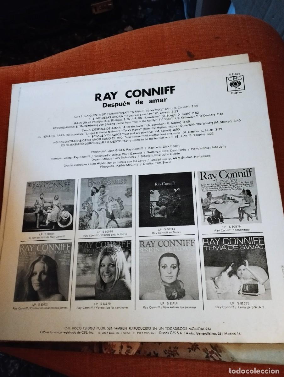 Discos de vinilo: lote de 3 LPs de Ray Connif - Foto 7