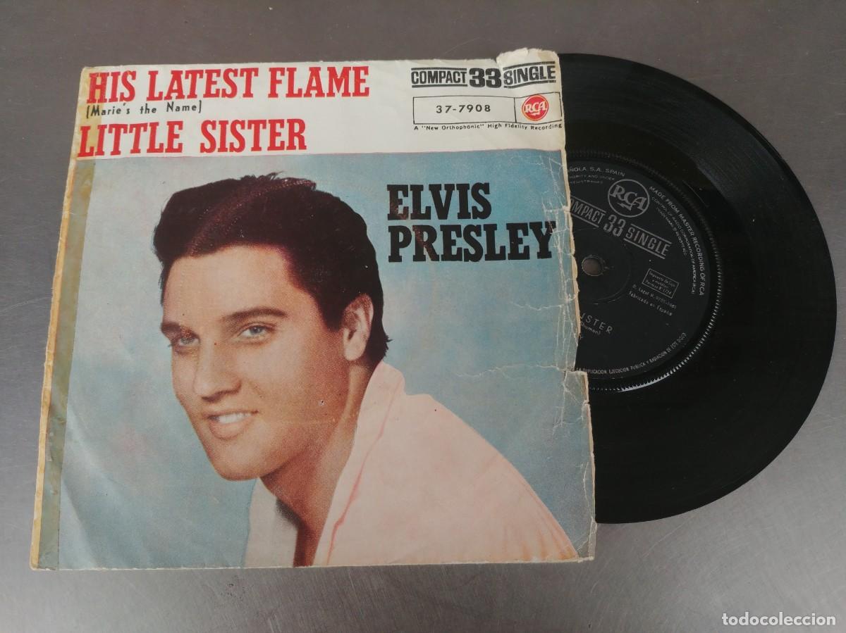 elvis presley-single little sister-español 1961 - Compra venta en  todocoleccion