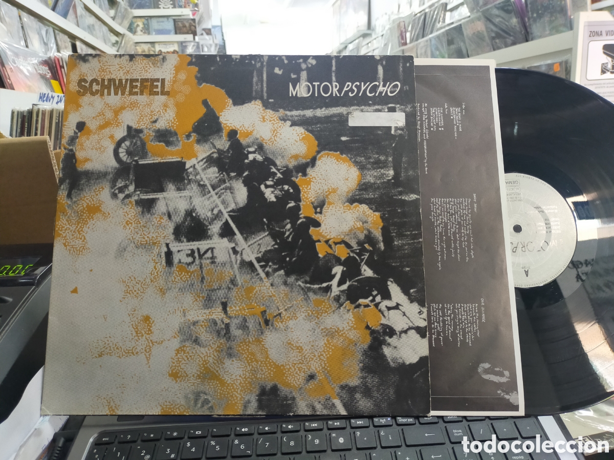 Discos de vinilo: Schwefel LP motor Psycho Alemania 1992 - Foto 1
