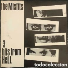 Discos de vinilo: THE MISFITS – 3 HITS FROM HELL. EP VINILO COLOR BLANCO. NUEVO. Lote 367755626