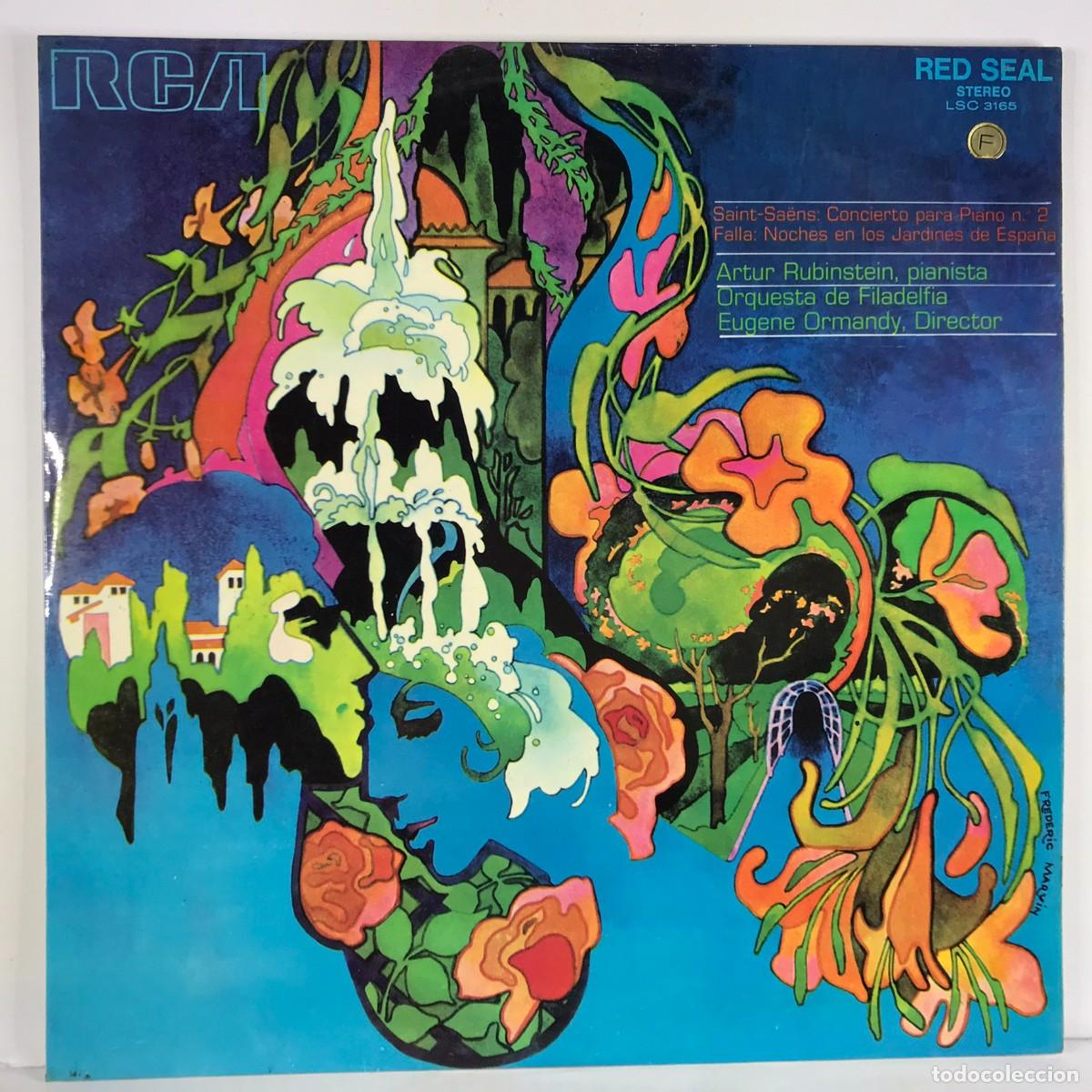 Discos de vinilo: Falla - Saint-Sa&euml;ns - Artur Rubinstein ● Eugene Ormandy ● Vinyl, LP, Compilation SPAIN 1970 - Foto 1
