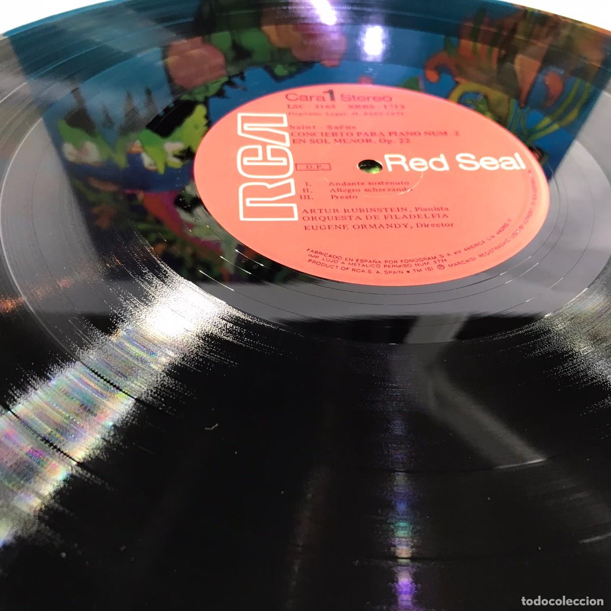 Discos de vinilo: Falla - Saint-Sa&euml;ns - Artur Rubinstein ● Eugene Ormandy ● Vinyl, LP, Compilation SPAIN 1970 - Foto 7