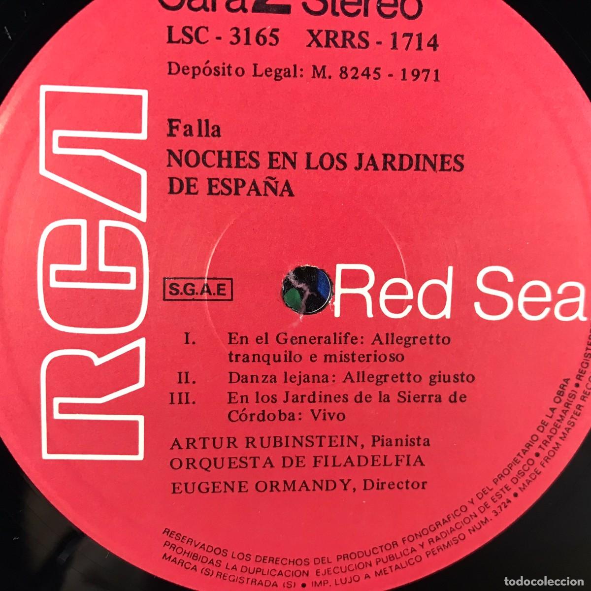 Discos de vinilo: Falla - Saint-Sa&euml;ns - Artur Rubinstein ● Eugene Ormandy ● Vinyl, LP, Compilation SPAIN 1970 - Foto 17