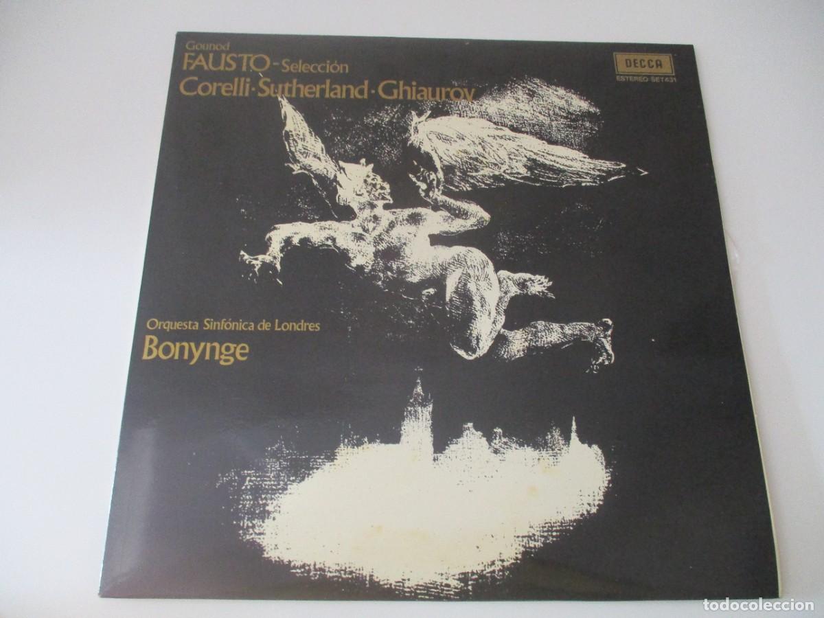 Discos de vinilo: FAUSTO Selecci&oacute;n Corelli, Sutherland, Ghiaurov DI4225 - Foto 1