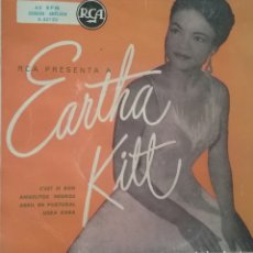Discos de vinilo: EARTHA KITT. EP. SELLO RCA. EDITADO EN ESPAÑA. AÑO 1958
