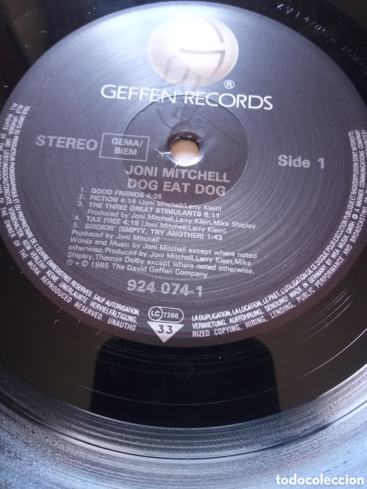 Discos de vinilo: Joni Mitchell - Dog eat dog - Foto 5