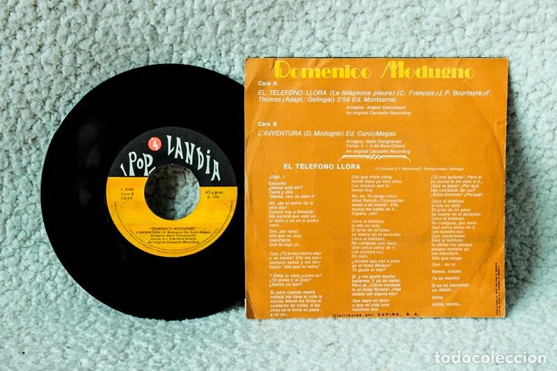 Discos de vinilo: Vinilo de Domenico Modugno - Foto 2