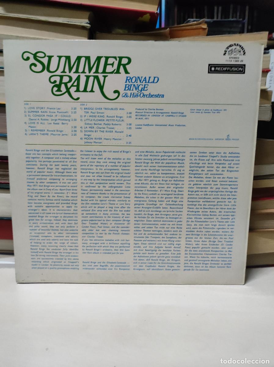Discos de vinilo: Ronald Binge & His Orchestra &ndash; Summer Rain - Foto 2