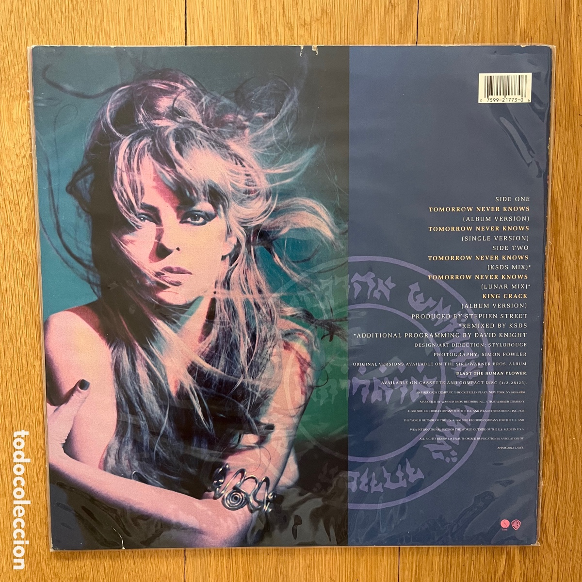 Discos de vinilo: Danielle Dax - Tomorrow Never Knows - maxi - Foto 2