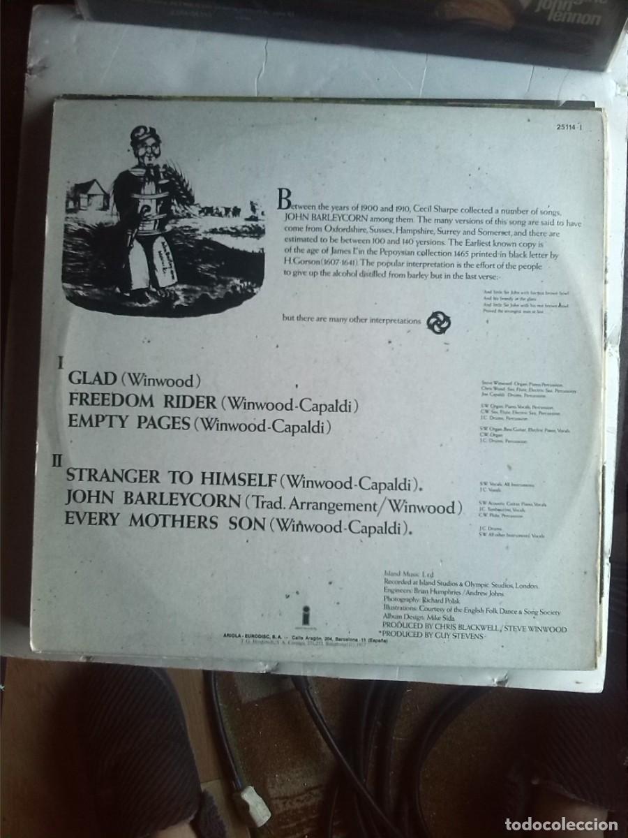 Discos de vinilo: traffic john barleycorn must die 1977 lp - Foto 2