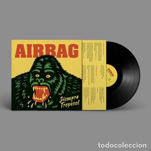 Discos de vinilo: LP AIRBAG SIEMPRE TROPICAL VINILO NEGRO PUNK