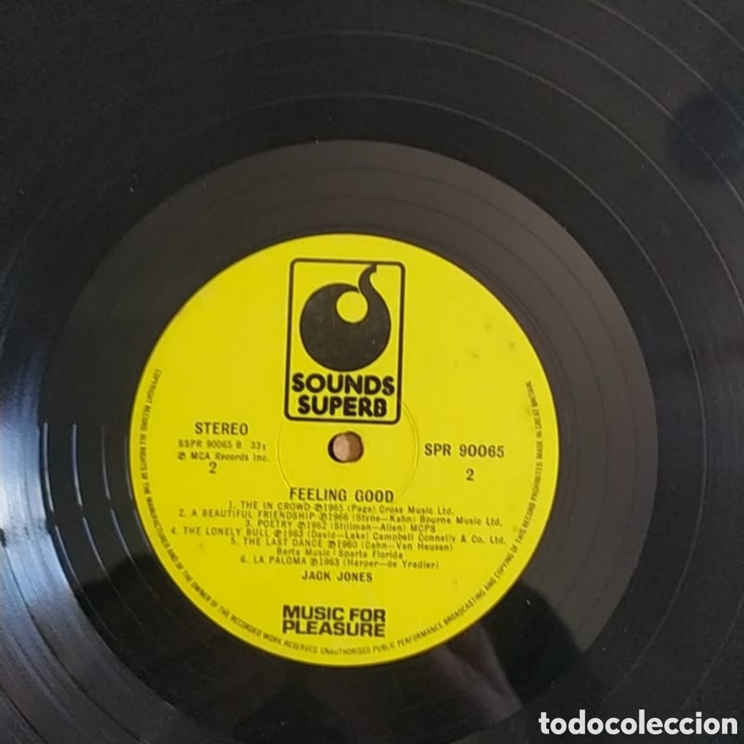 Discos de vinilo: Lp Jack Jones. Feeling Good - Foto 4