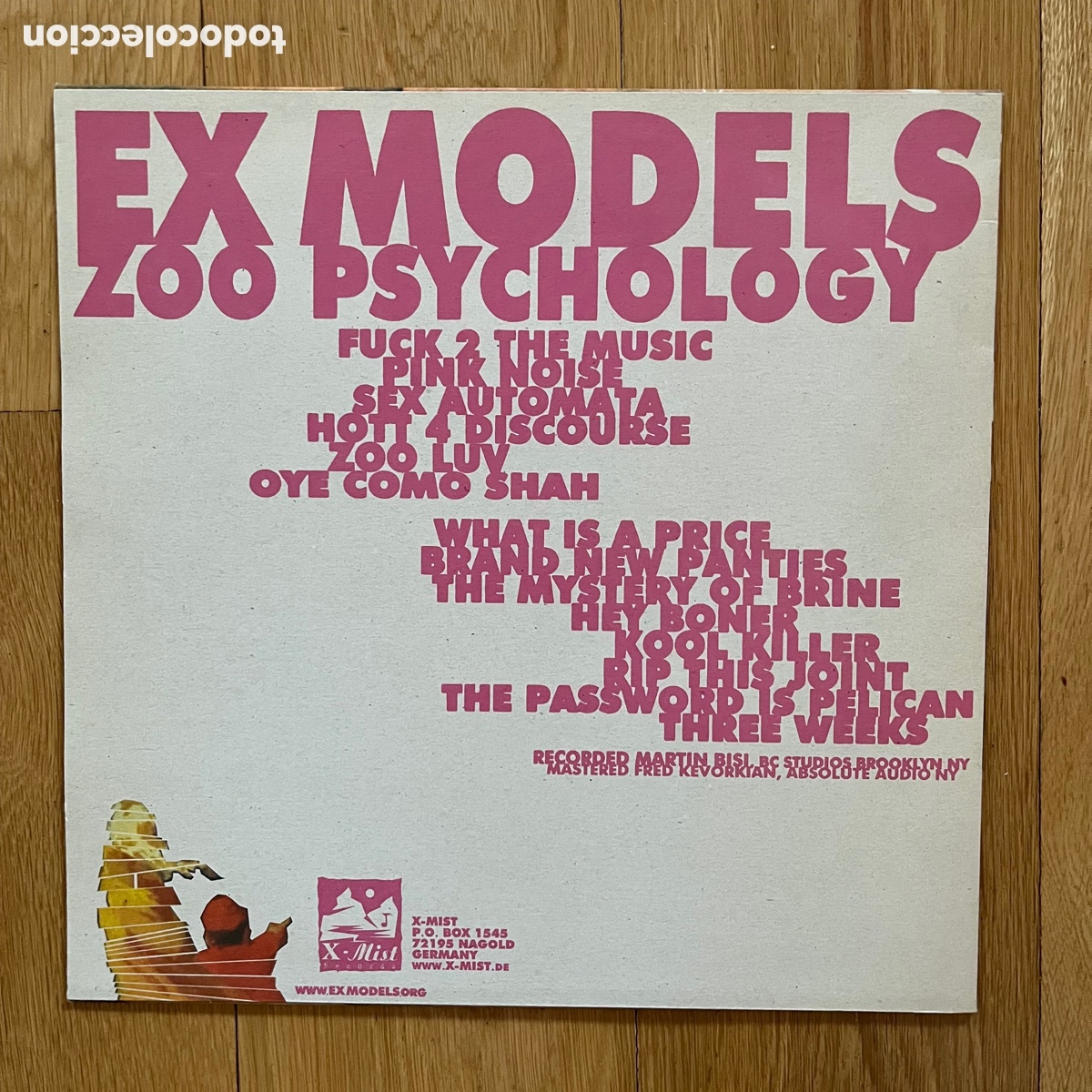 Discos de vinilo: Ex Models - Zoo Psychology - LP - Foto 2