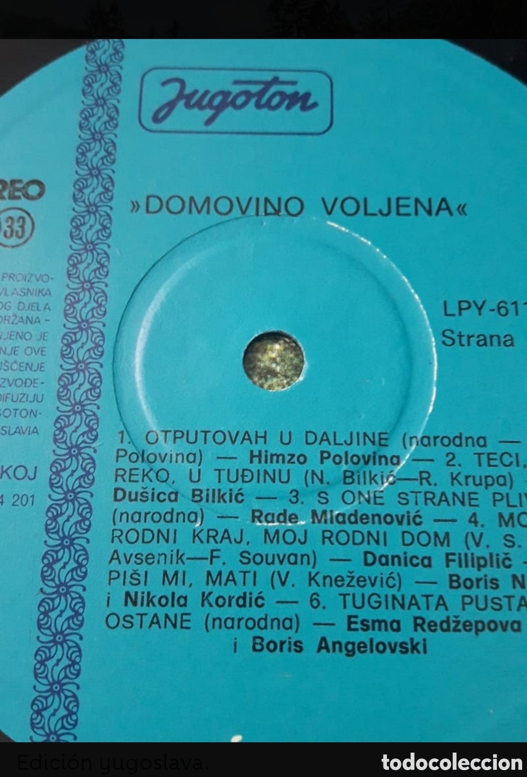 Discos de vinilo: Lp Domovino Voljena - Foto 5