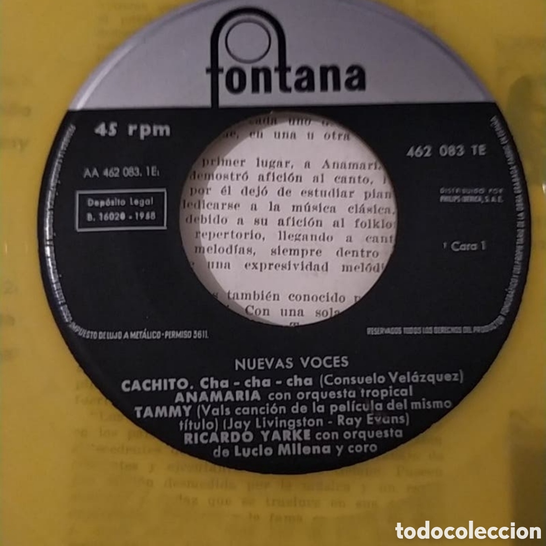 Discos de vinilo: Single Nuevas Voces - Foto 4