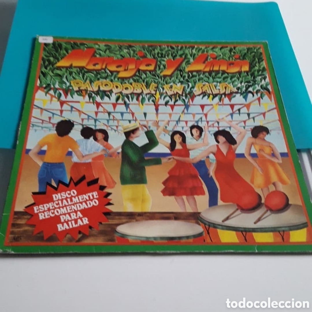 Discos de vinilo: Lp Naranja y limon. Pasodoble en salsa - Foto 1