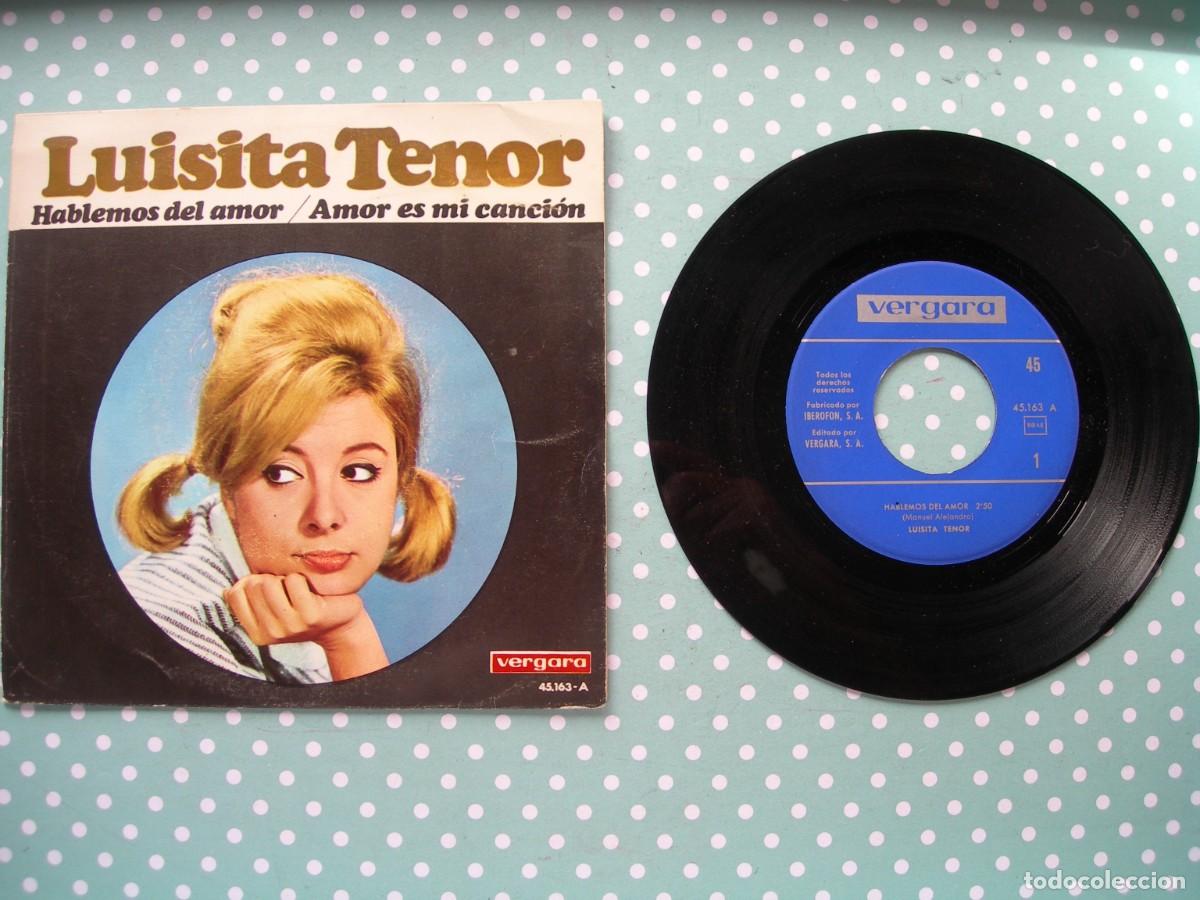 Discos de vinilo: LUISITA TENOR / HABLEMOS DEL AMOR + 1 / SINGLE - Foto 1