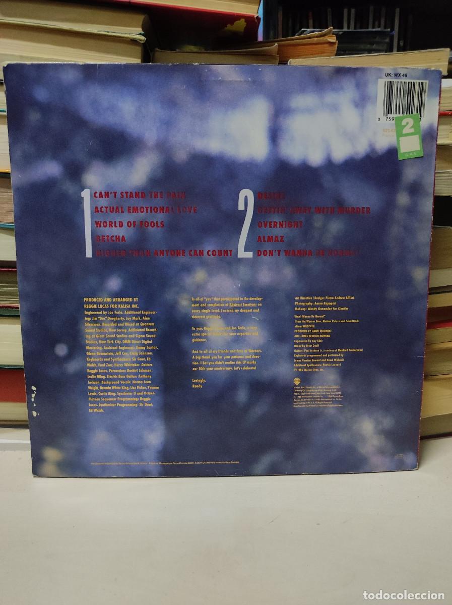 Discos de vinilo: Randy Crawford &ndash; Abstract Emotions - Foto 2